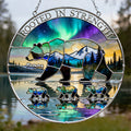 Aurora Bear Mom Tribal Suncatcher - Personalized Gifts For Moms 01QHDT190326