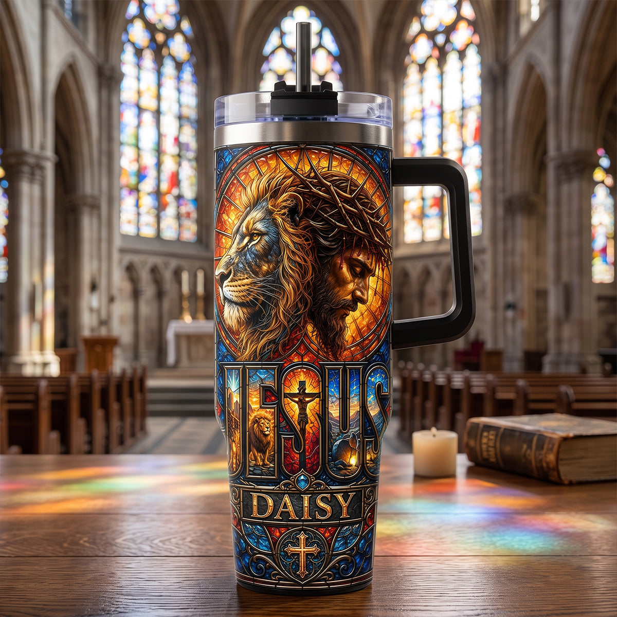 Faith & Strength Christian Tumbler - Personalized Gifts 01hutn010726