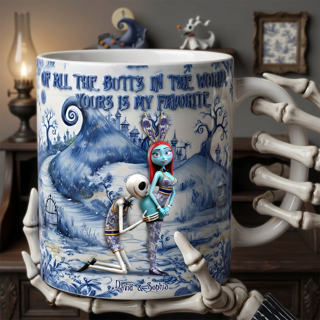 Skeleton Naughty Coffee Mug - Personalized Gifts For Couple 04ohlu030626