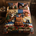 Proud American Hunter Quilt Bedding Set - Personalized Gifts For Hunters 04tyta260326