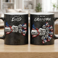 Grandpa Patriotic Team Magic Mug, Personalized Gifts For Promoted Grandfather 05qhtn200526
