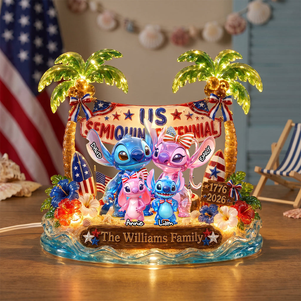 Celebration Family Light Box Personalized Gifts For Family 01PADH100626