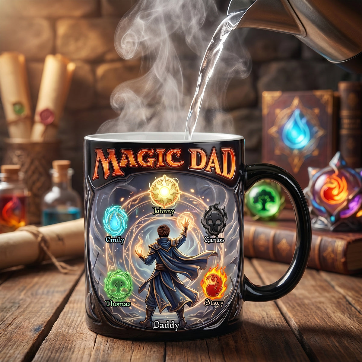 Fantasy Magic Coffee Mug - Personalized Gifts For Dad 03nadh050526