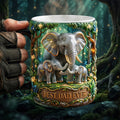 Elephant Dad Magic Coffee Mug - Personalized Gifts For Father's Day Magic Mug 02TYTA230526