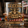 Veteran Pride Bullet Glass - Custom Photo Gifts 01TYTA150626