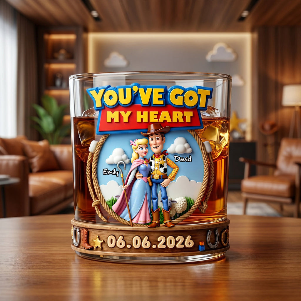 Love Couple Drinking Glass - Personalized Gifts For Couples 06todh180626