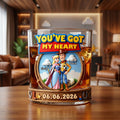Love Couple Drinking Glass - Personalized Gifts For Couples 06todh180626