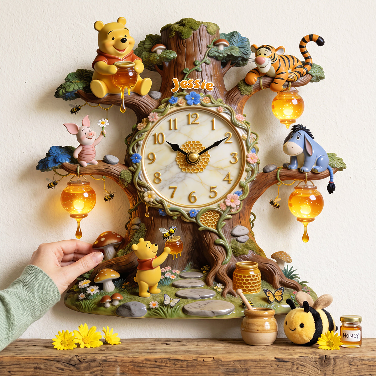 Lovely Friends Hanging Wall Clock - Personalized Gifts 04pgta140726