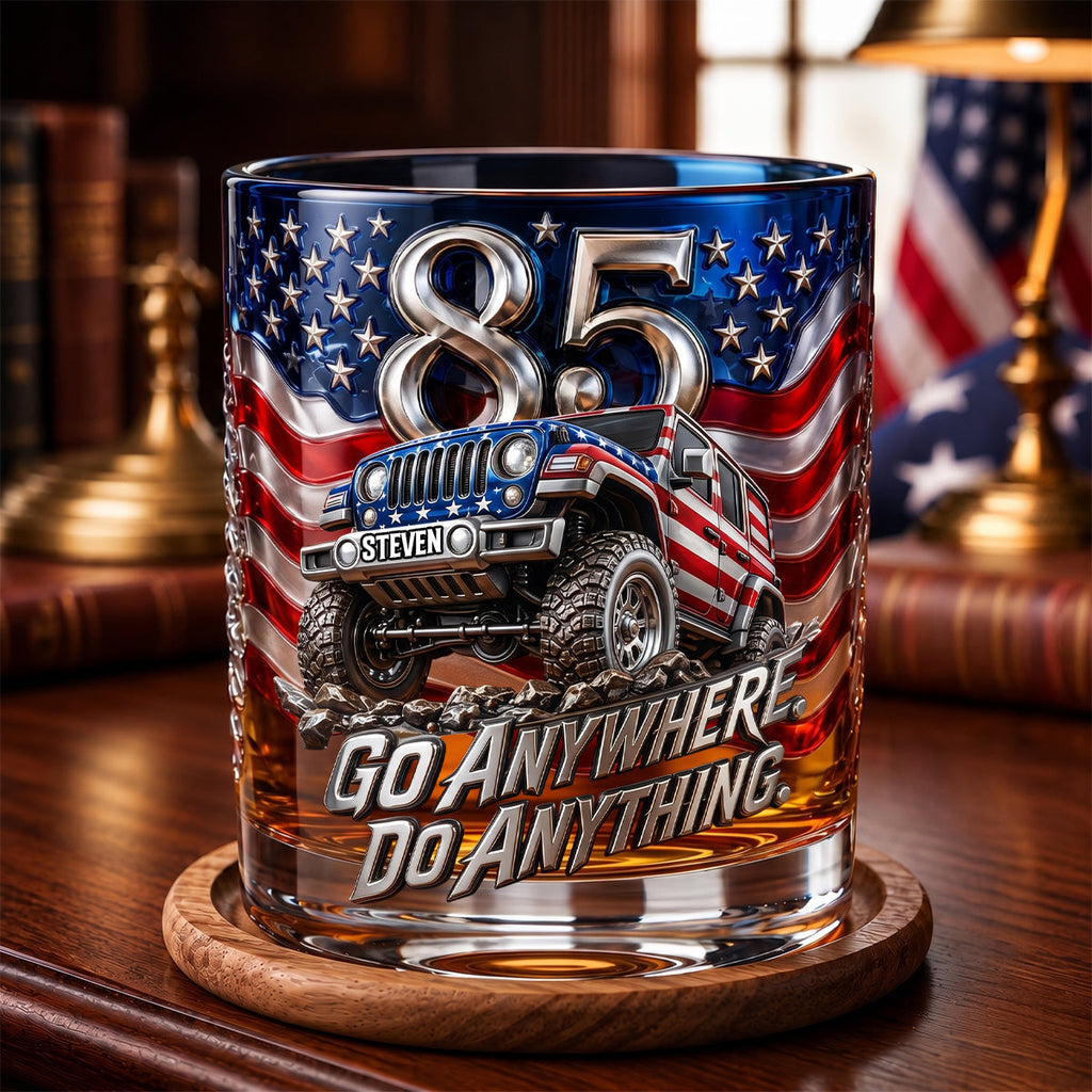 85 Years of Rugged Heritage Round Glass - Personalized Gift 02PADH020626