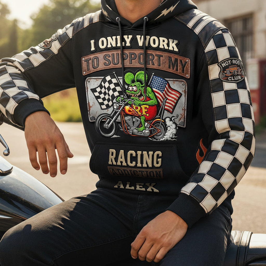 Racing Addiction 3D Shirt - Personalized Gifts For Hot Rod Lovers 01pata120326
