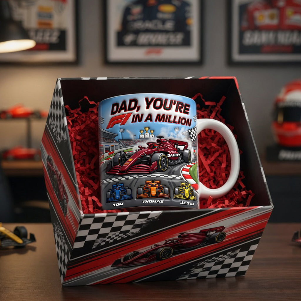 Dad, You’re In A Million Magic Coffee Mug - Personalized Gifts For Dad 096nalu080626