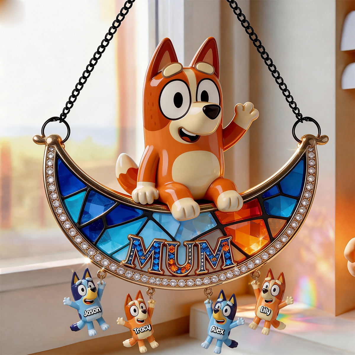 Love Mom Suncatcher - Personalized Gifts For Mothers 05kimg170326