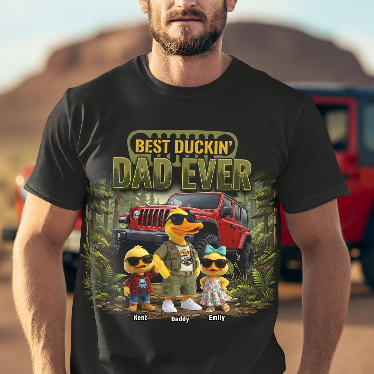 Wandering Duck Dad Squad Shirt - Personalized Gifts For Off-road Loving Dad 02qhqn180526