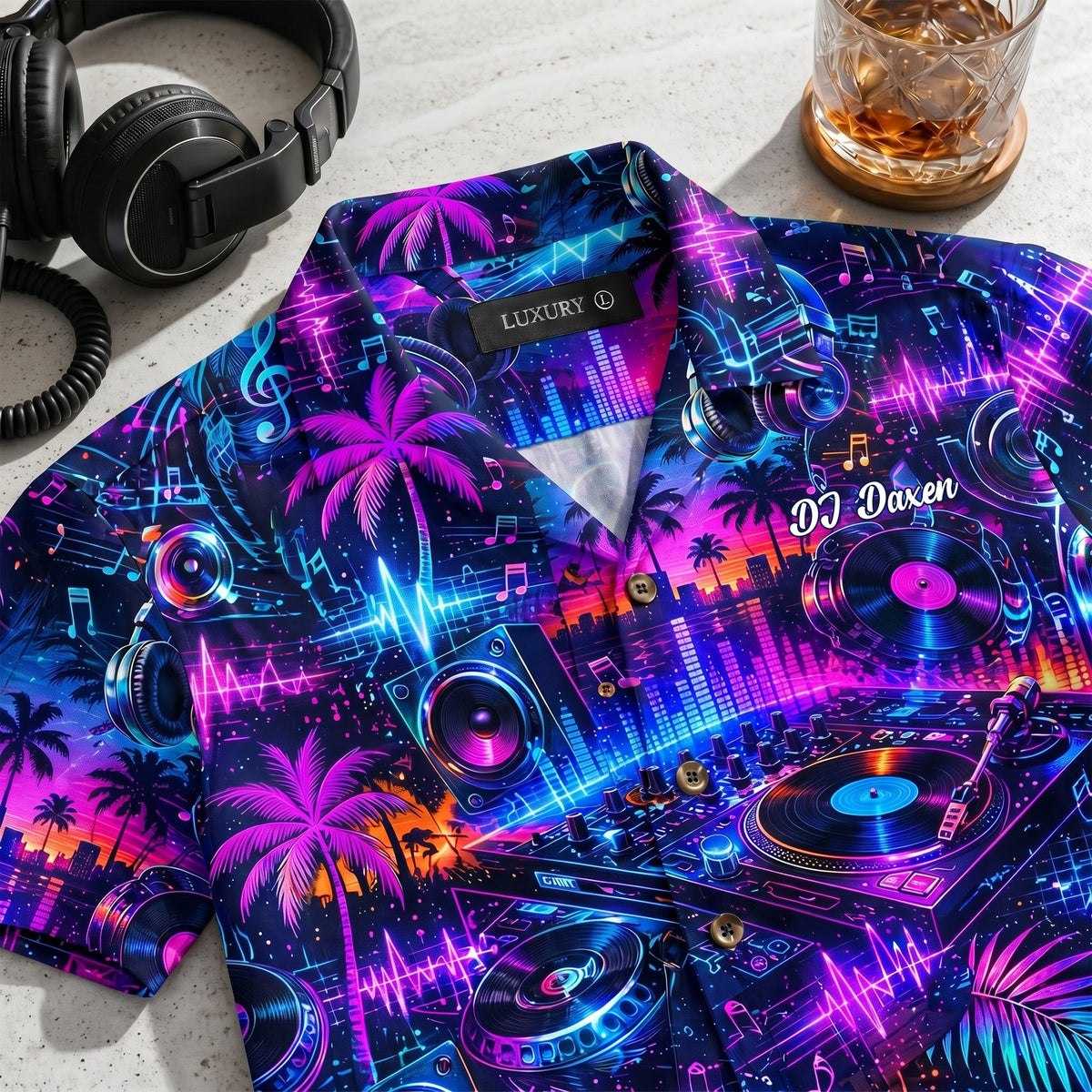 DJ Hawaiian Shirt - Personalized Gifts For Music Lovers 01nalu020626