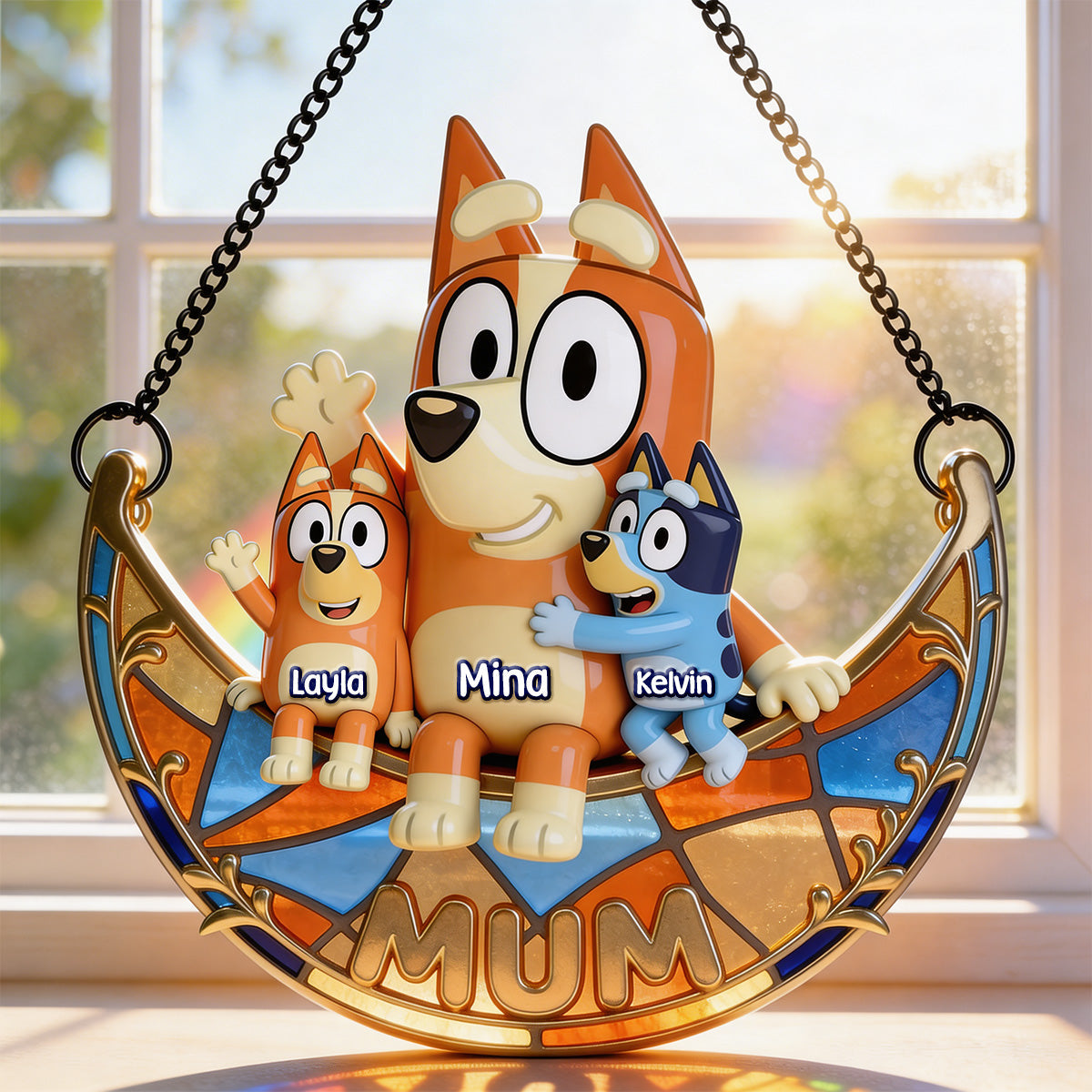 Love Mum Suncatcher - Personalized Gifts For Mothers 02kimg260326