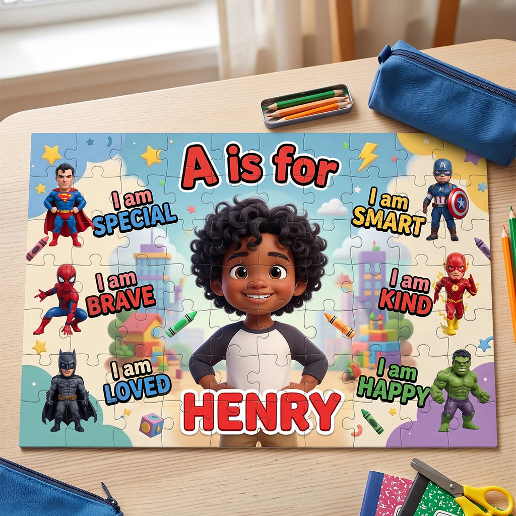 Happy Memories Jigsaw Puzzle - Custom Photo Gifts For Kids 02NATN060726