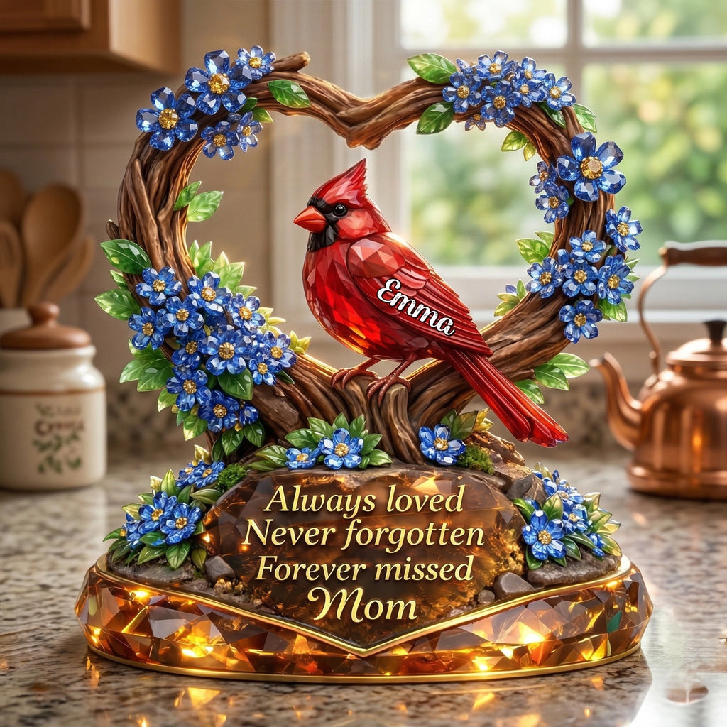 Always Loved Never Forgotten Mom Acrylic Plaque - Personalized Gift For Heaven 03TYLU300326