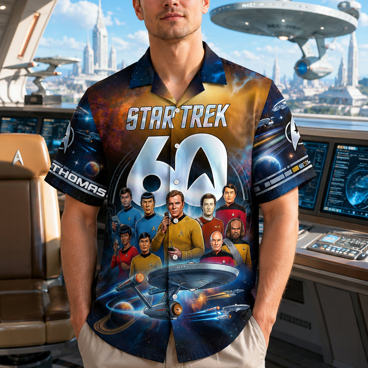 Celebrating 60 Years Hawaiian Shirt - Personalized Gifts For Movie Lovers 03NALU050626