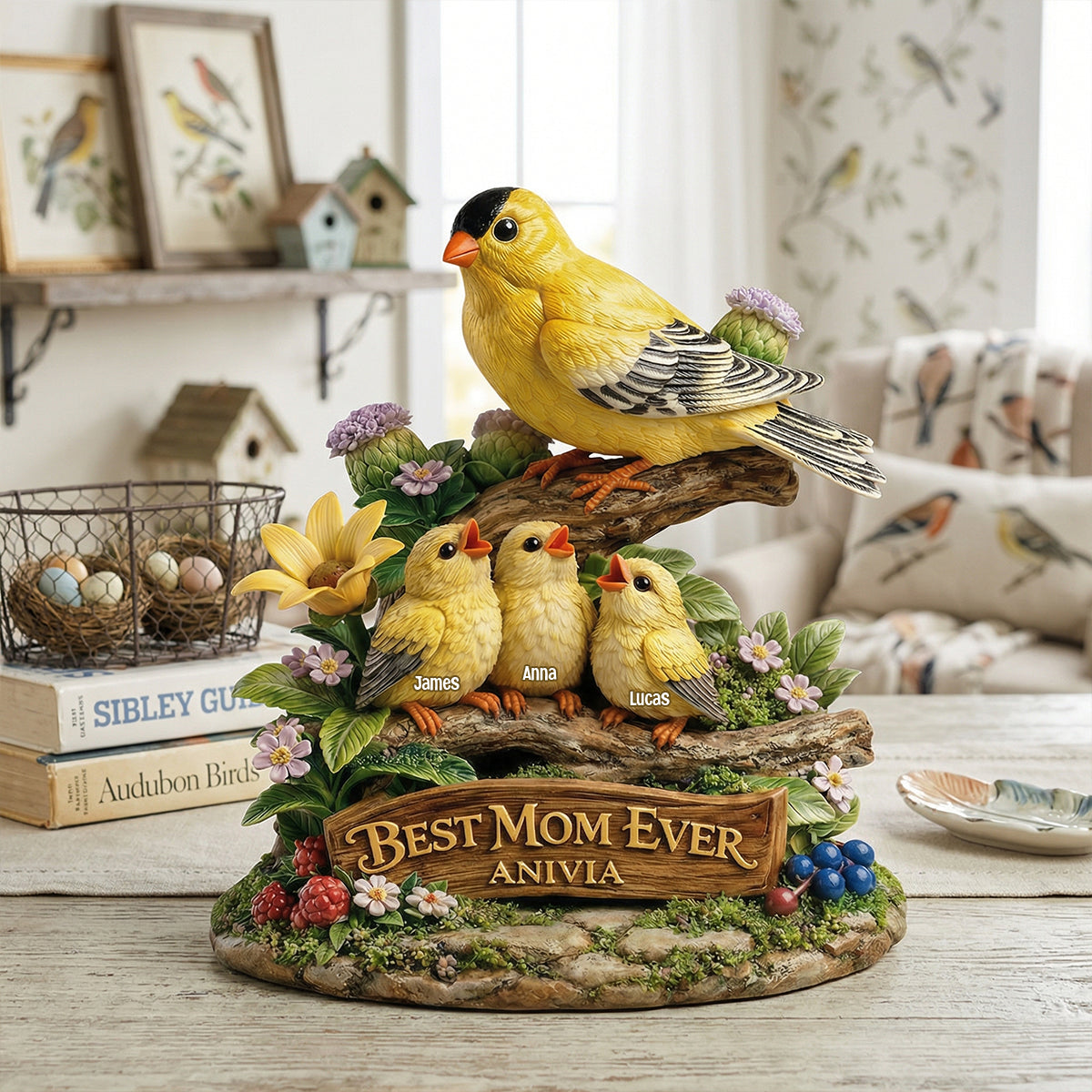 Bird Mom Acrylic Plaque - Personalized Gifts For Mother's Day Plaque 02TYTN300326