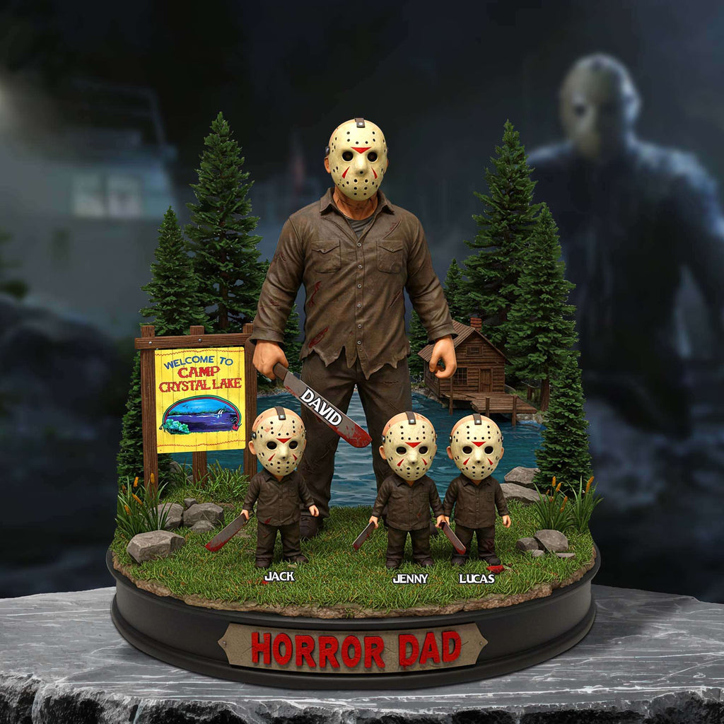 Horror Dad Acrylic Plaque - Personalized Gifts For Father's Day Plaque 031QHTN050525