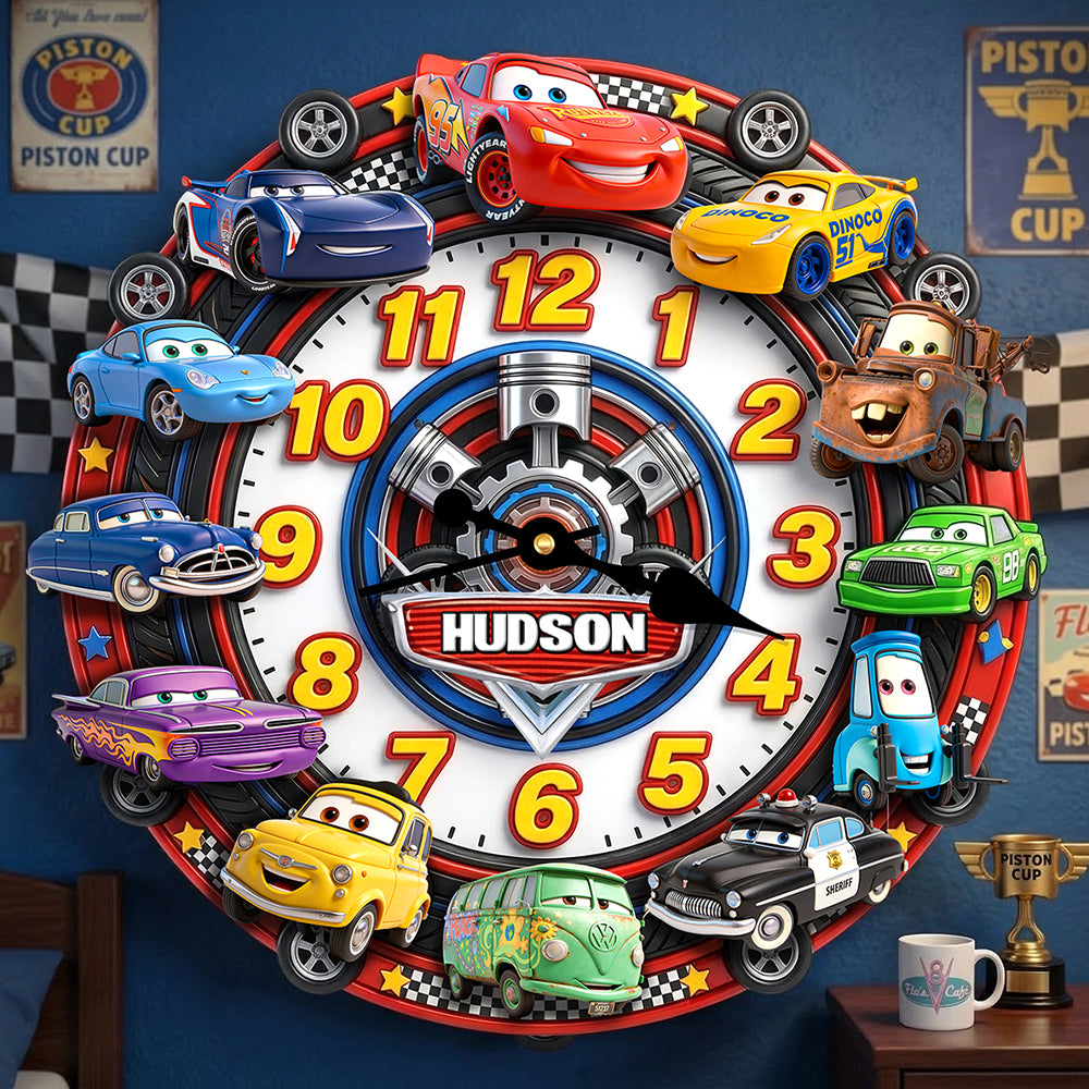 Speed Legends Wall Clock Personalized Gifts For Speed Lovers 011NADT170326