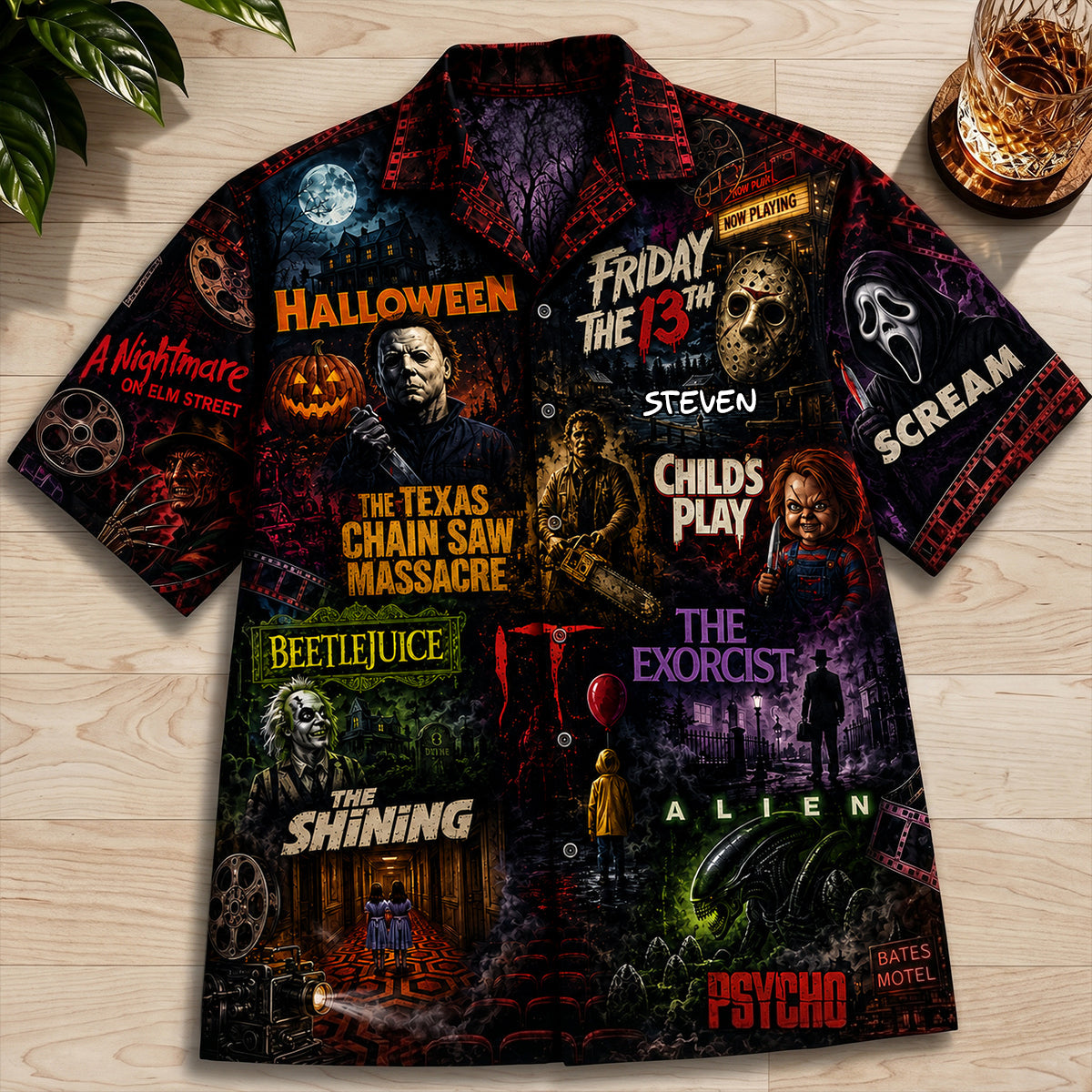 Horror Hawaiian Shirt - Personalized Gifts For Horror Lovers 02nadh200626