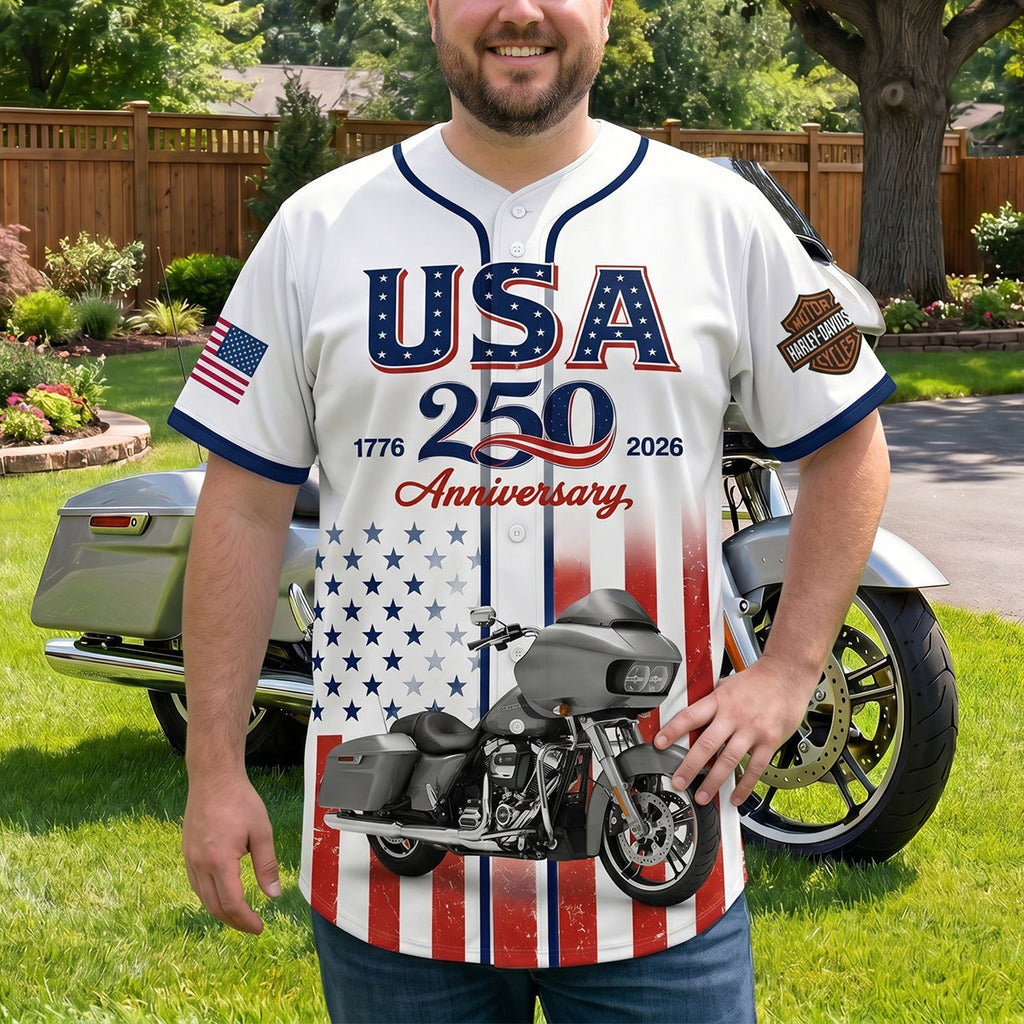 Badass Motorcycle Jersey Shirt - Custom Photo Gifts For Biker 02natn170626