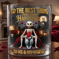Naughty Gothic Couple Round Glass - Personalized Gifts For Couple 05tylu080626
