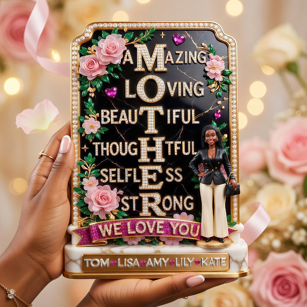 Mother We Love You Acrylic Plaque - Custom Photo Gifts For Mom 01TYDT060426