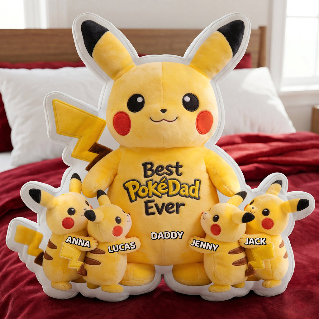 Best Dad Ever Custom Shape Pillow - Personalized Gifts For Dads 097PGTN080626