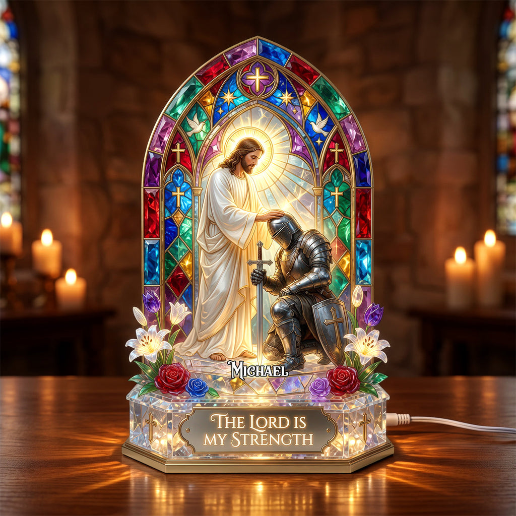 Christian Warrior Light Box Personalized Gifts For Christians 05TYDH030726
