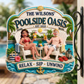 Pool Couple Metal Sign - Personalized Gifts 03tyta180626