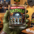 Hero Awesome Father Glass Mug Personalized Father's Day Gifts 06NADT240426
