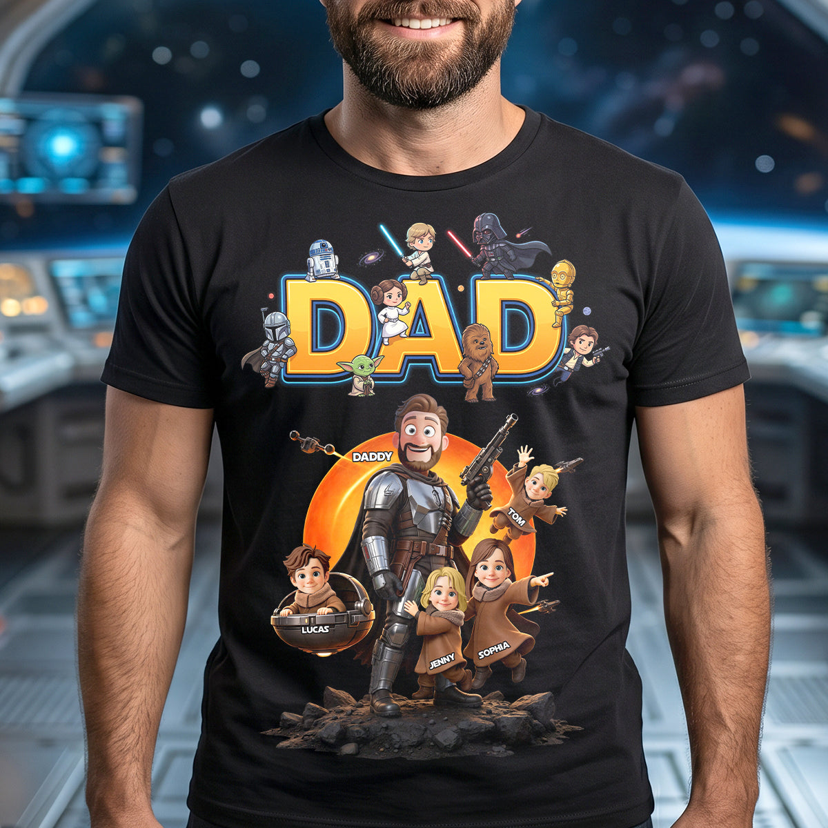 The Greatest Warrior Dad Shirt - Personalized Gifts For Dads 01hutn050626