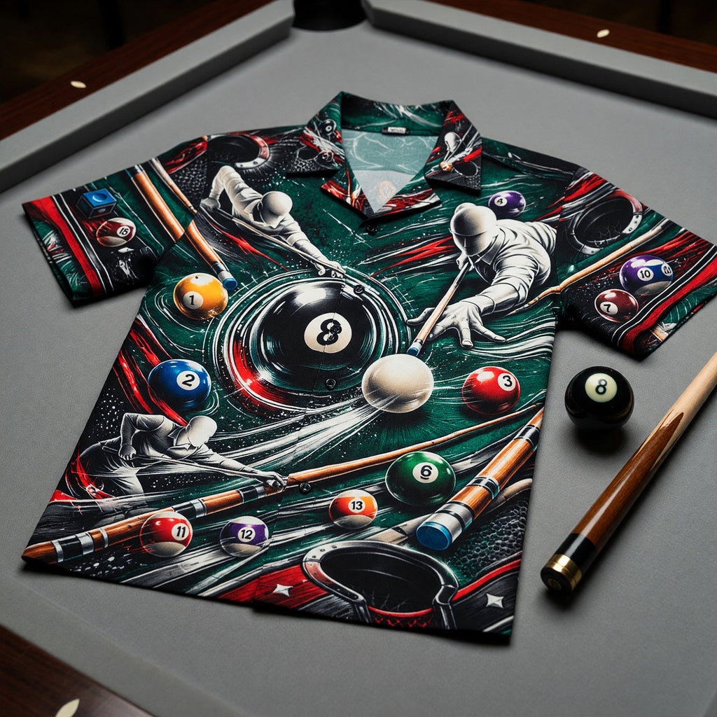 Billiards Hawaiian Shirt - Personalized Gifts 01NAQN090626