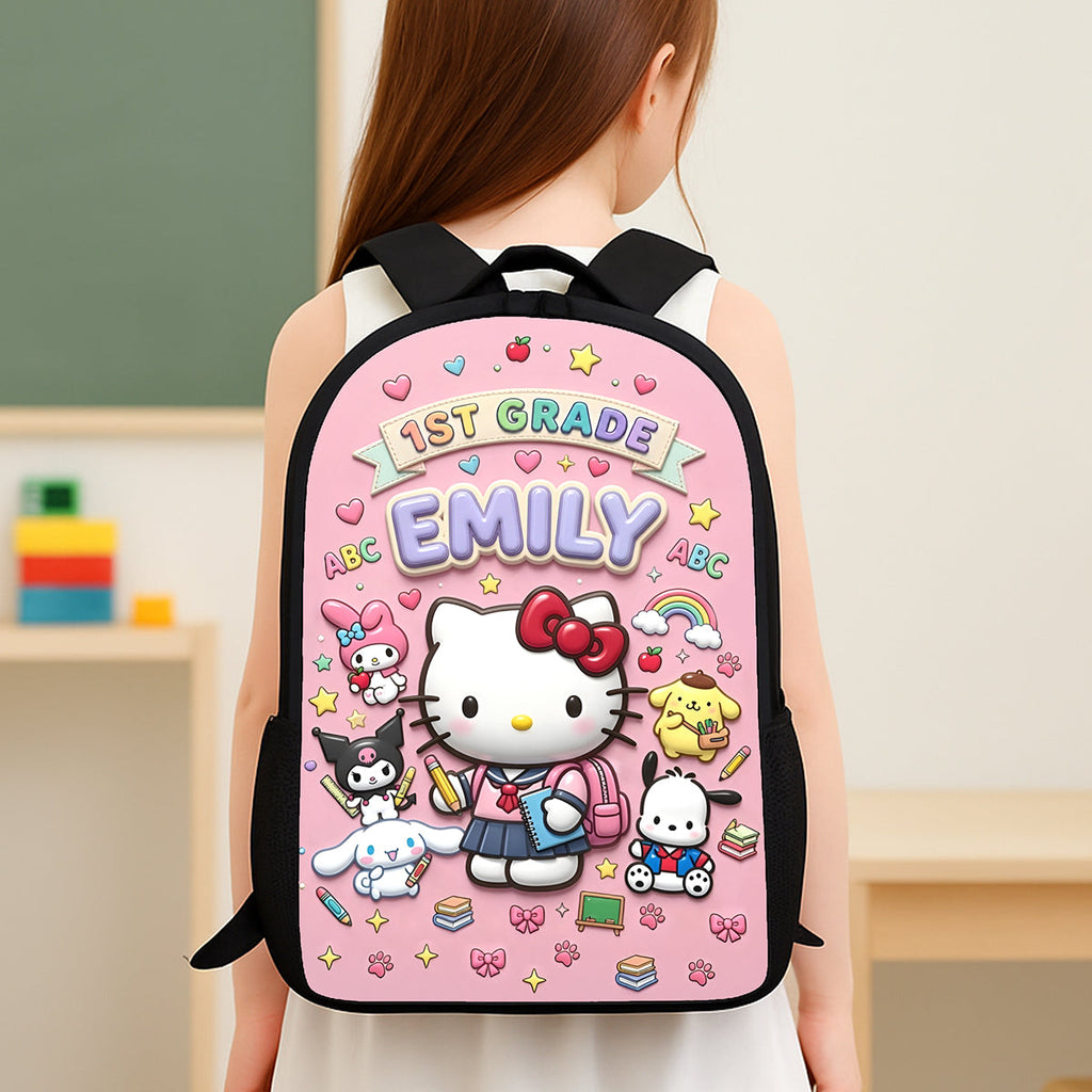 Lovely Characters Shool Bag - Personalized Gifts For Kids 04tyta130726