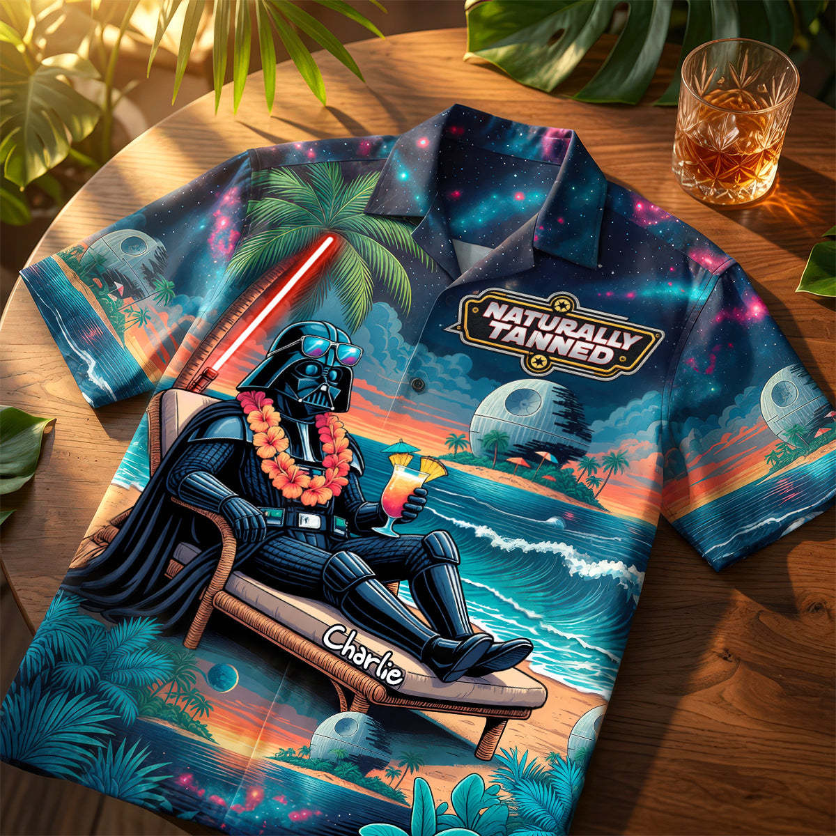 Fun Black Sunbathing Hawaiian Shirt, Personalized Gifts 04qhdh170626