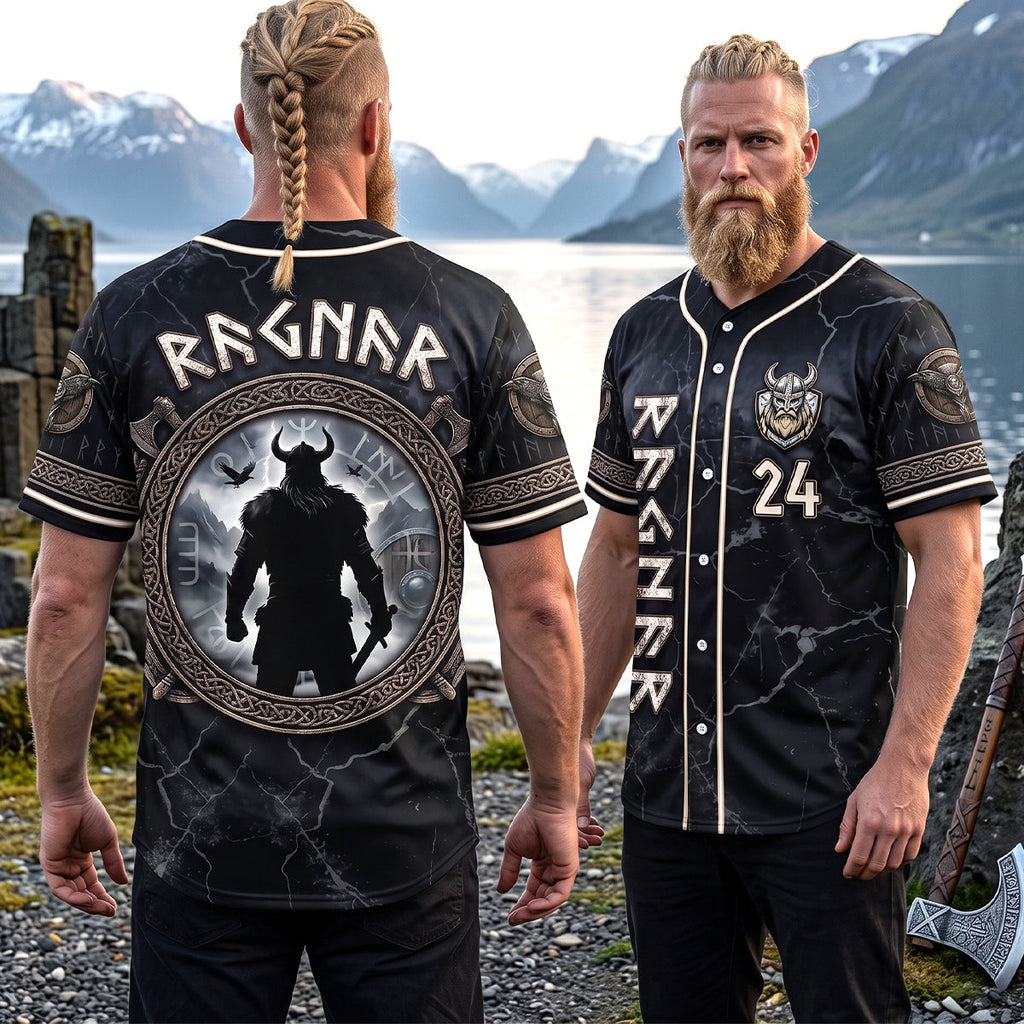 Viking Warrior Jersey Shirt - Personalized Gifts 05tytn150726