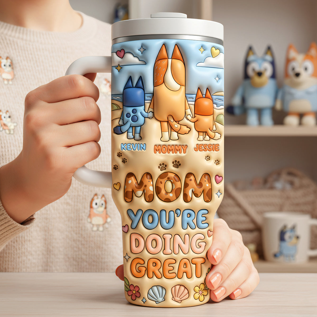 Puppy Kids 40oz Tumbler - Personalized Gifts For Mother's Day Tumbler 01NATA130326