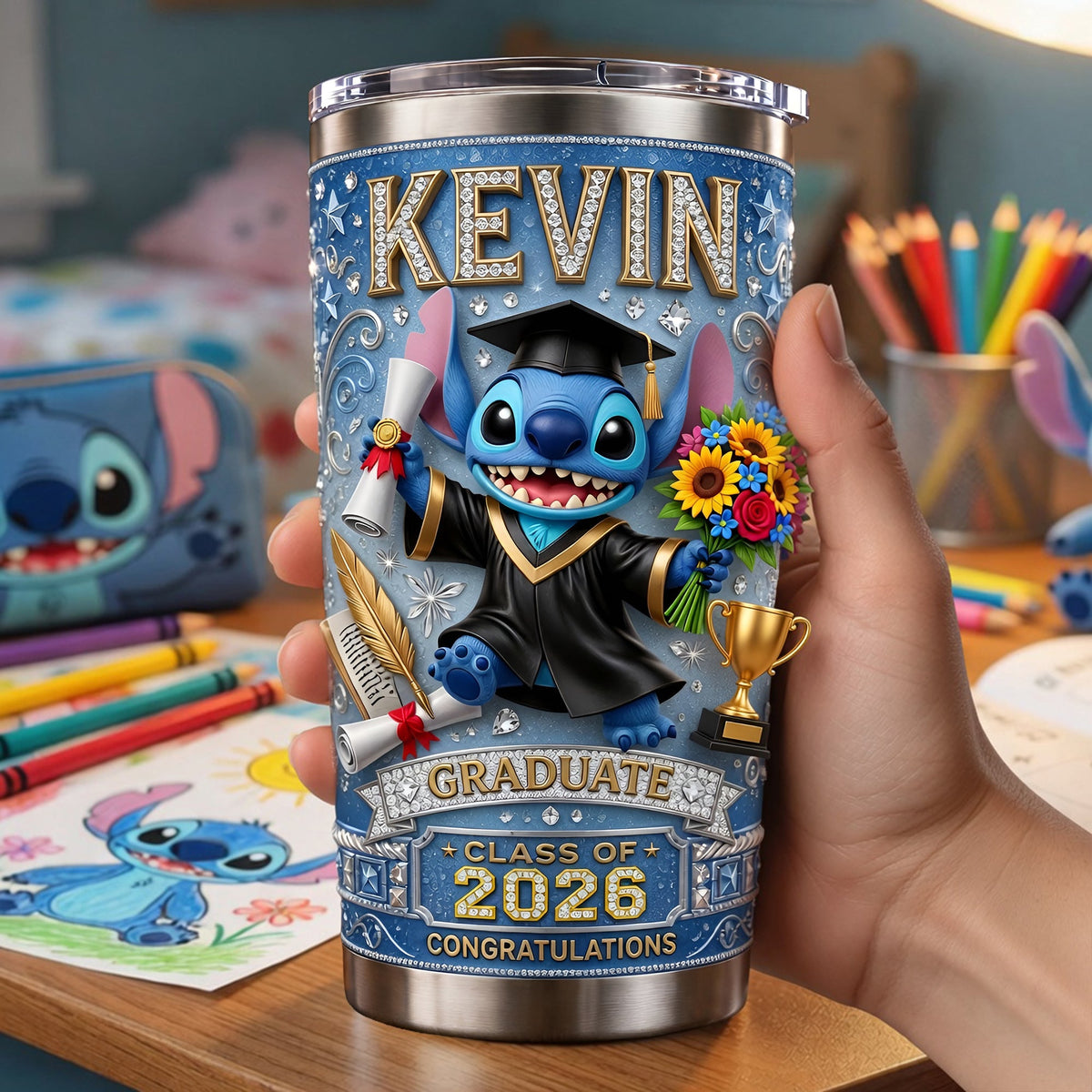 Space Buddy Graduation Tumbler - Personalized Gifts For Graduates 05tylu250526
