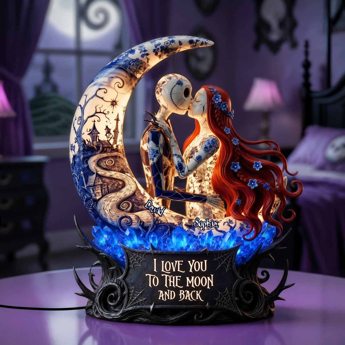 Dark Romance Couple Light Box - Personalized Gift For Couples 05TYLU290526
