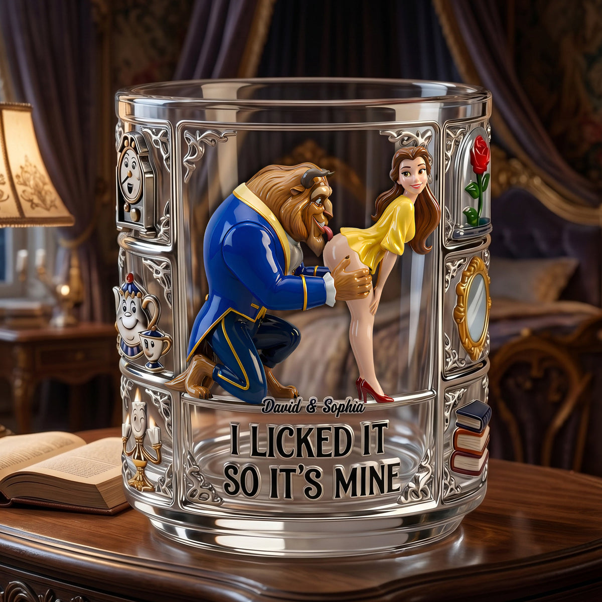Naughty Couples Drinking Glass - Personalized Gifts For Couples 03ohlu150626