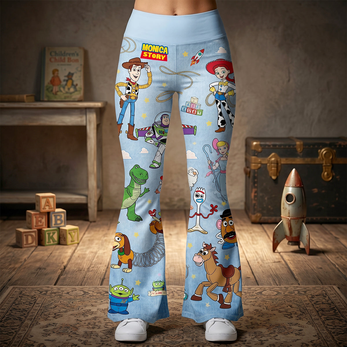 Friendship Adventure Flare Leggings - Personalized Gift 02NATN240626