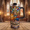 Holy Trinity 40oz Tumbler With Handle - Personalized Gifts For Christians 06padh040726