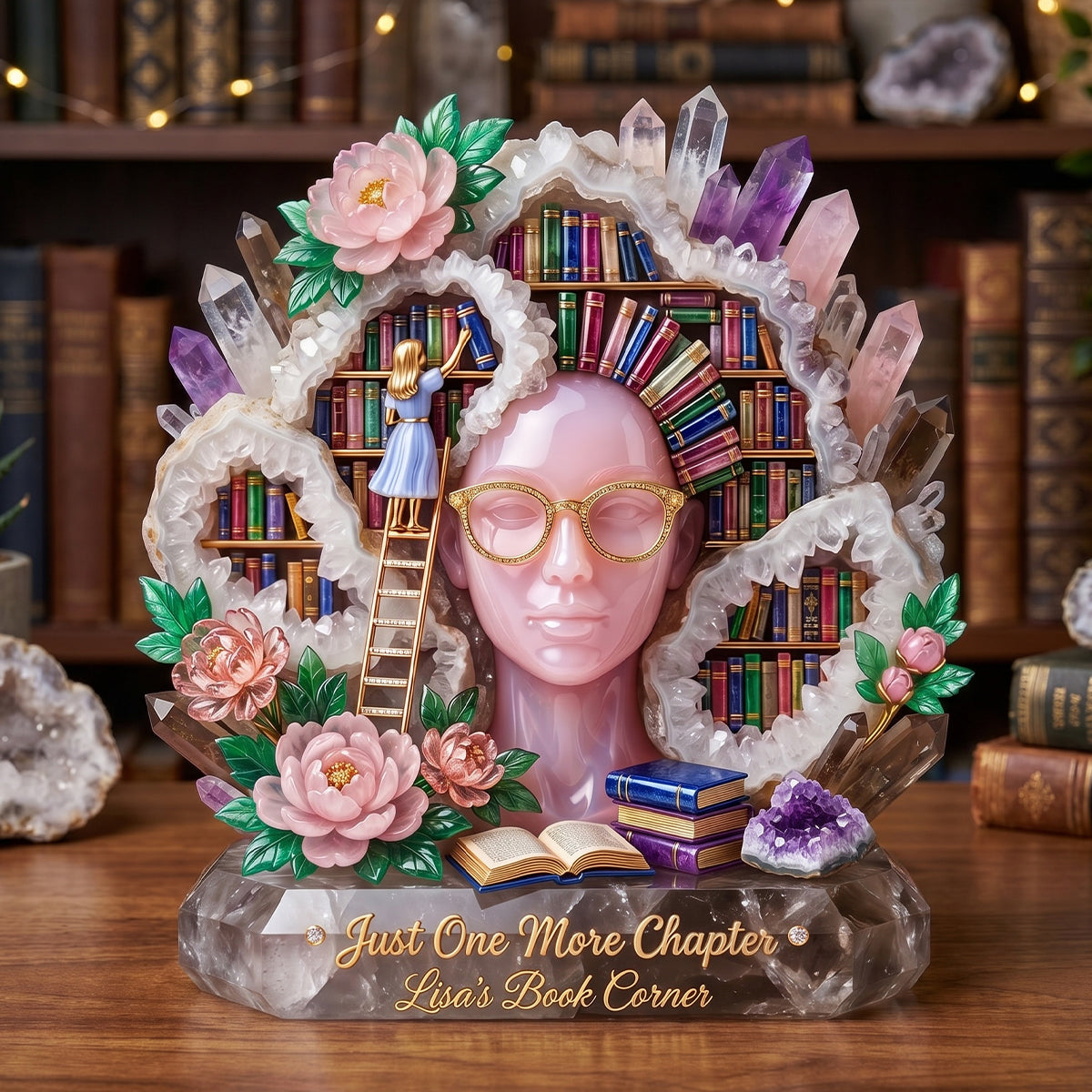 Just One More Chapter Acrylic Plaque - Personalized Gifts For Book Lovers 02hudh150626
