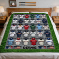 Sport Teams Uniform Blanket - Personalized Gifts For Sport Fans Blanket 04HUDT200326