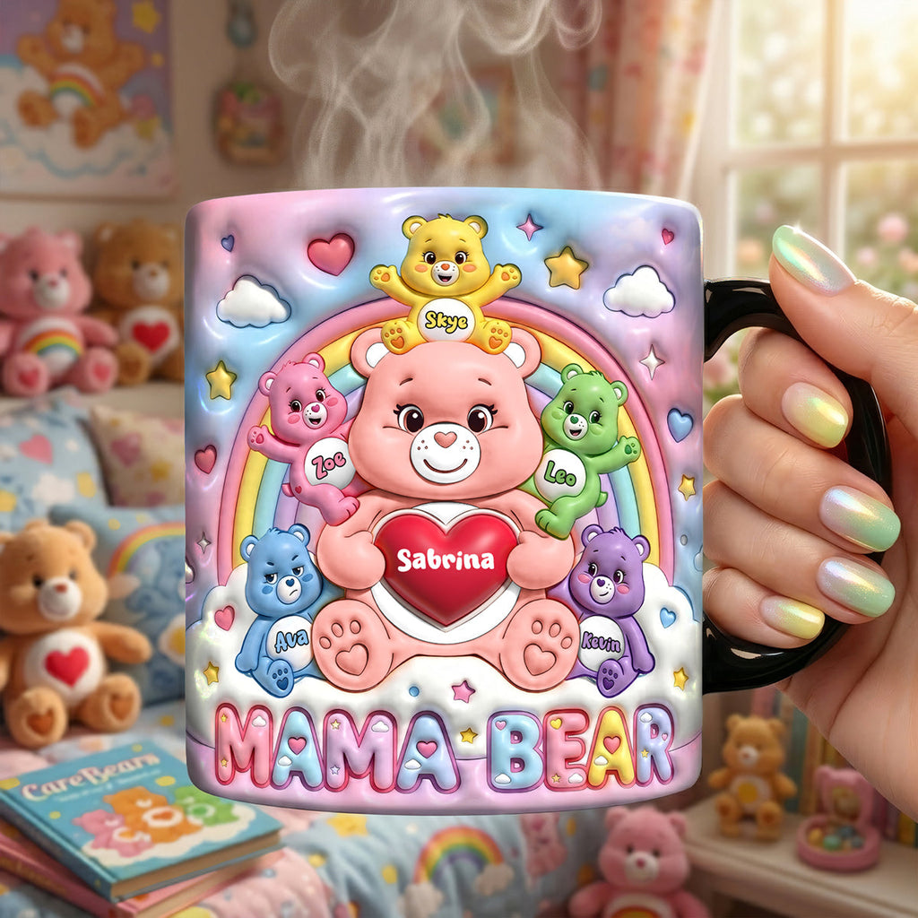 Mom And Cubs Magic Mug - Personalized Gifts For Mom 03NATA220426