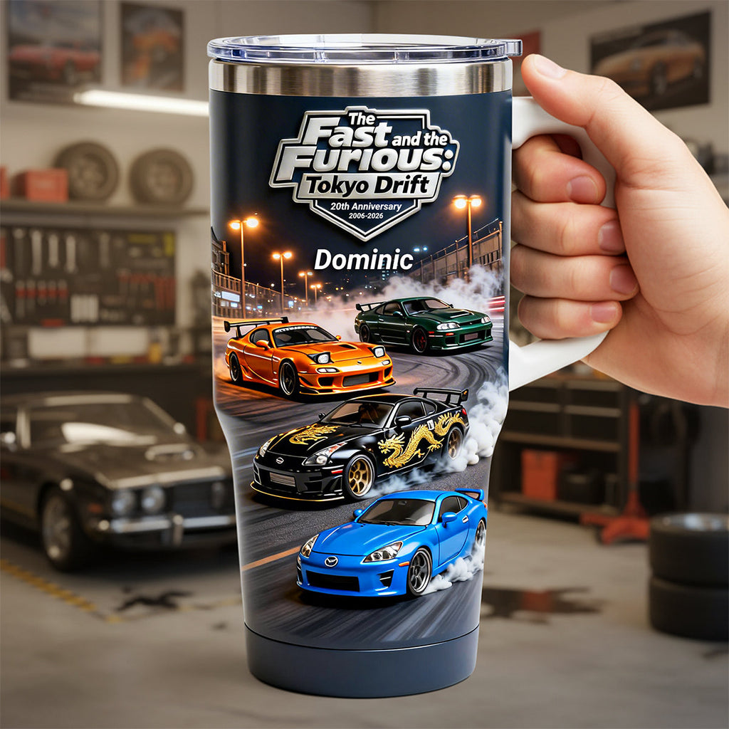 20th Anniversary 40oz Tumbler - Personalized Gifts For Racing Lovers 03kita050326