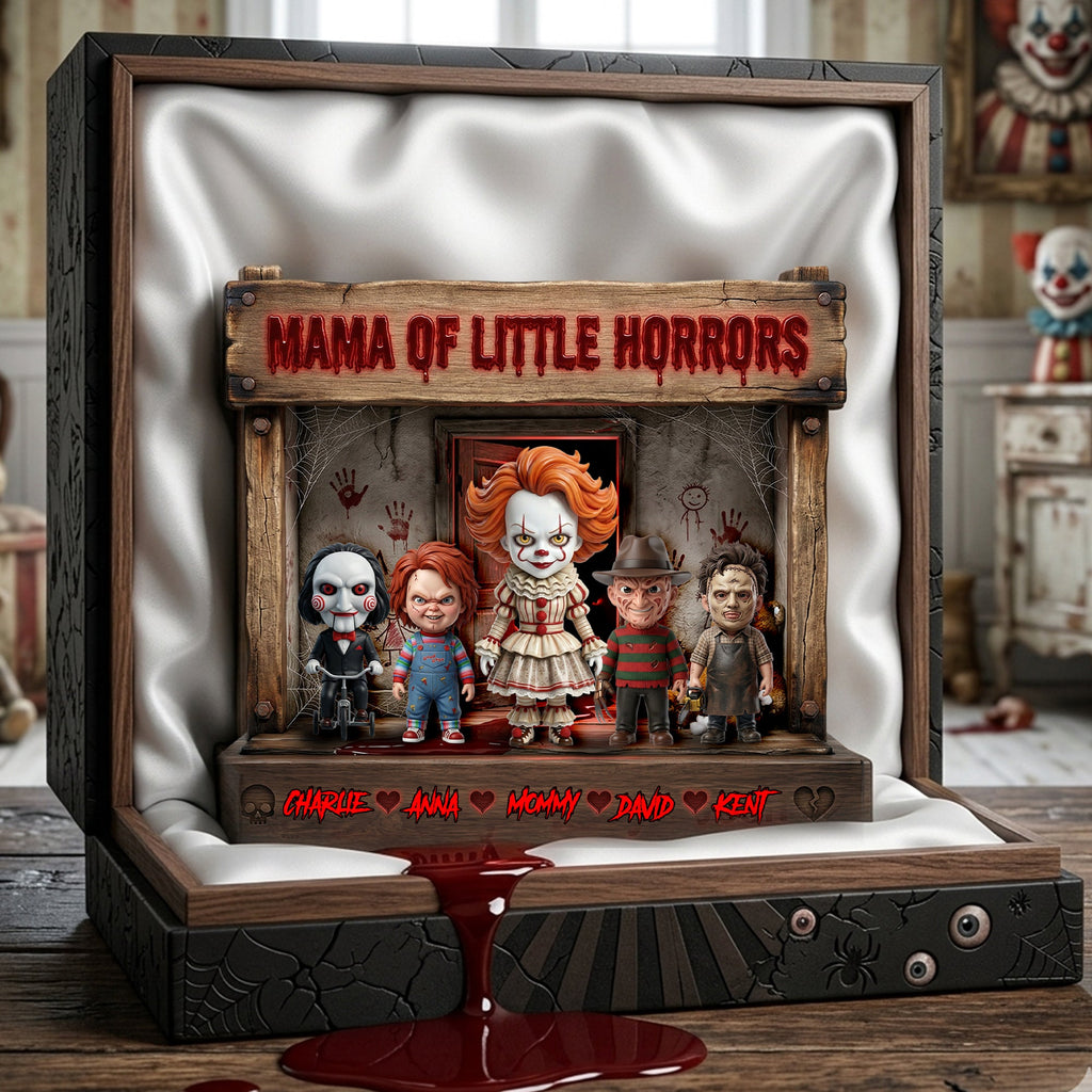 Mama Of Little Horrors Acrylic Plaque - Personalized Gifts For Moms 05TYLU110426
