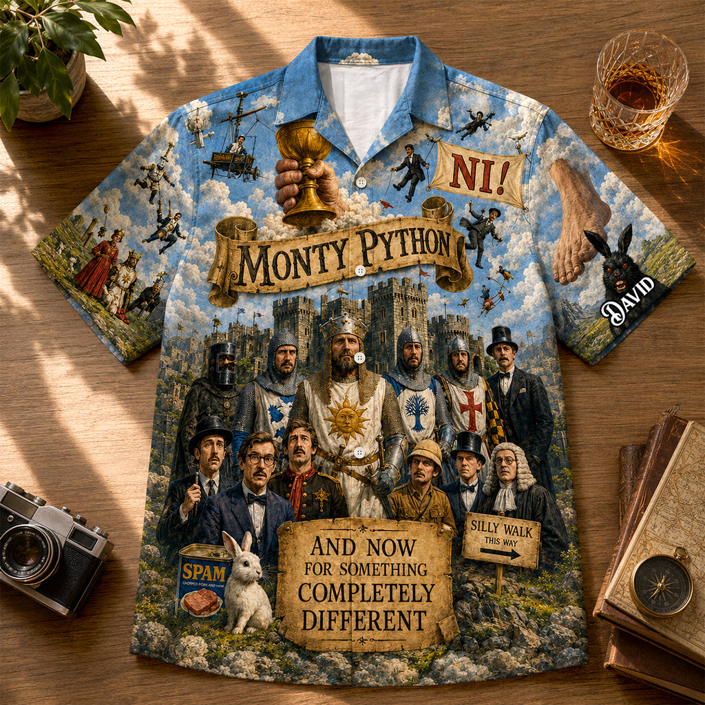 Vintage Sketch Comedy Hawaiian Shirt - Personalized Gifts 04NADH140726